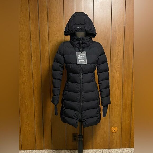 Herno Gore Fitted Windstopper Down Puffer Jacket size 40/us size 4 - Picture 3 of 13